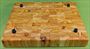 Board #939  Larch / Tamarack End Grain Cutting Board - 14 3/4 x 12 x 2 - $99.99